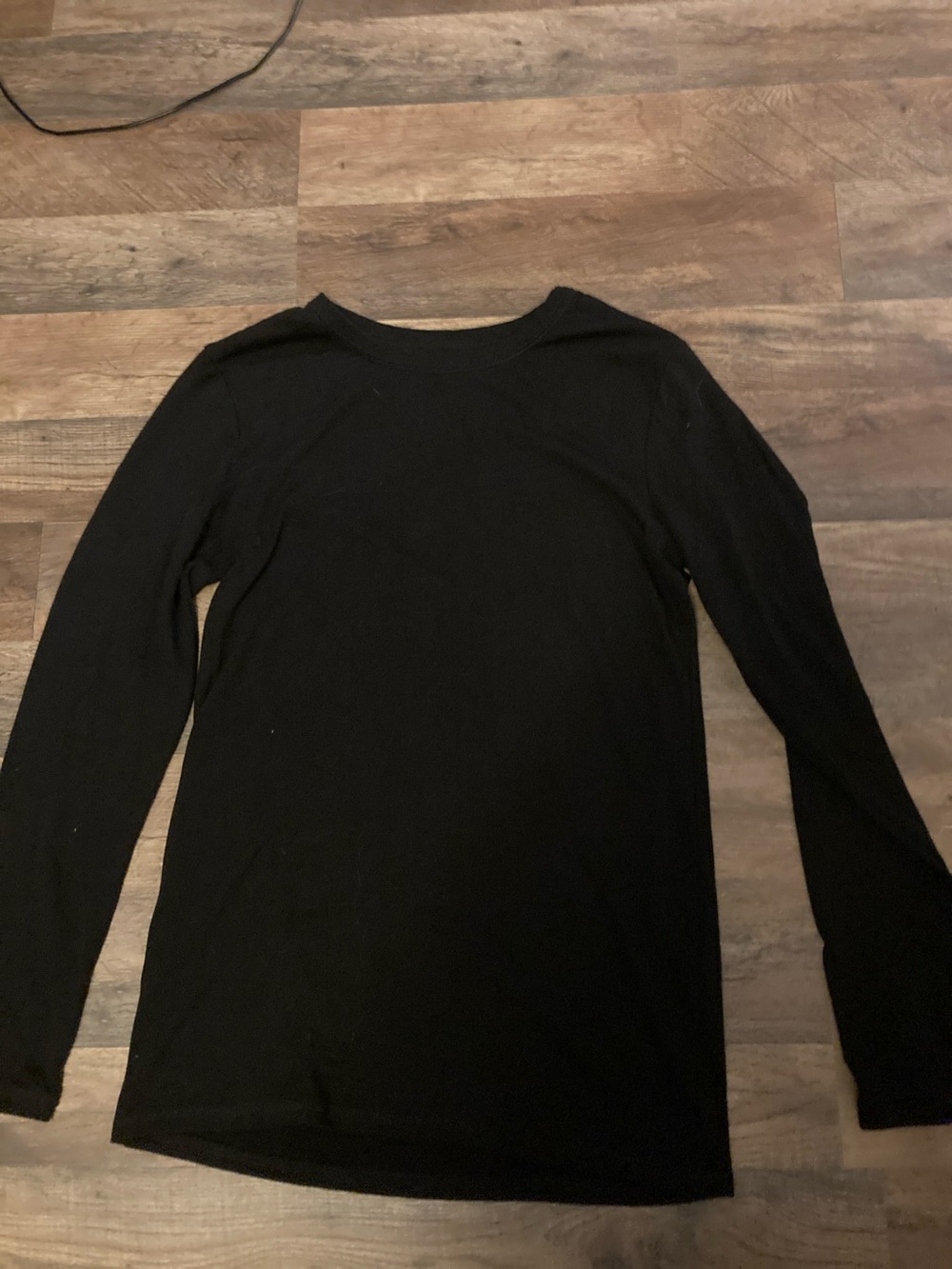 Goodfellow & Co Black Long Sleeve Crewneck Tee